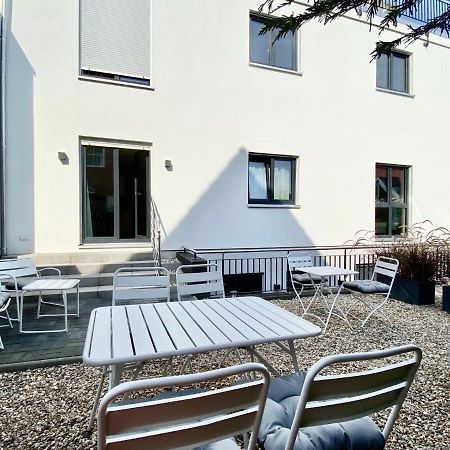 Modernes Apartment, Terrasse Und Garten Am Lilienthalpark Im Suedwesten Berlins Exterior photo